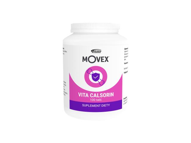 Movex Vita Calsorin interakcje ulotka tabletki - 100 tabl.