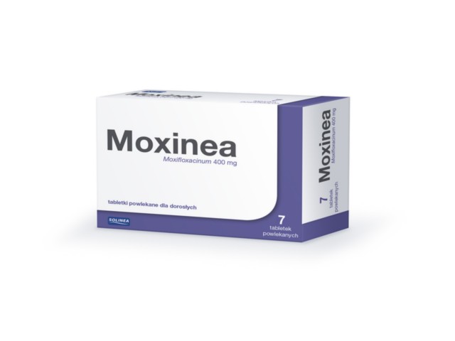 Moxinea interakcje ulotka tabletki powlekane 400 mg 7 tabl.