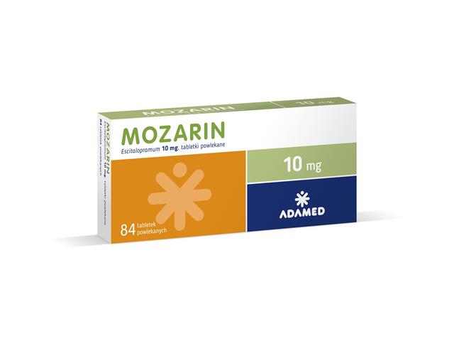 Mozarin interakcje ulotka tabletki powlekane 10 mg 84 tabl.