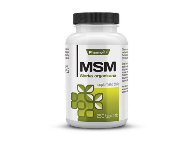 MSM Siarka Organiczna interakcje ulotka tabletki - 250 tabl.
