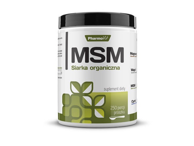 MSM Siarka Organiczna interakcje ulotka proszek  500 g