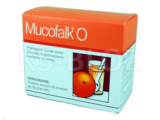 Mucofalk O interakcje ulotka granulat do sporządzania zawiesiny doustnej  20 sasz. po 5 g