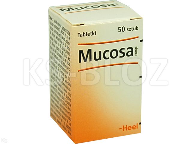 Mucosa Compositum interakcje ulotka tabletki  50 tabl.