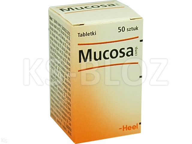 Mucosa Compositum interakcje ulotka tabletki - 50 tabl.
