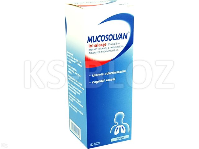 Mucosolvan Inhalacje interakcje ulotka roztwór do nebulizacji 7,5 mg/ml 100 ml