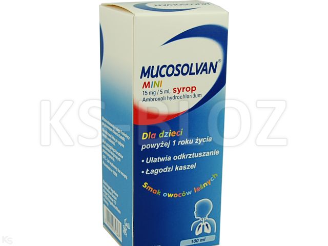 Mucosolvan Mini interakcje ulotka syrop 15 mg/5ml 100 ml