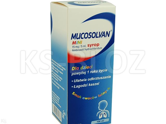 Mucosolvan Mini interakcje ulotka syrop 15 mg/5ml 