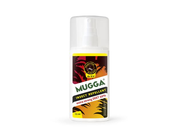 Mugga Spray 50% DEET interakcje ulotka spray  75 ml