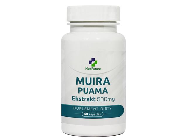 Muira Puama Ekstrakt 500 mg interakcje ulotka kapsułki  60 kaps.