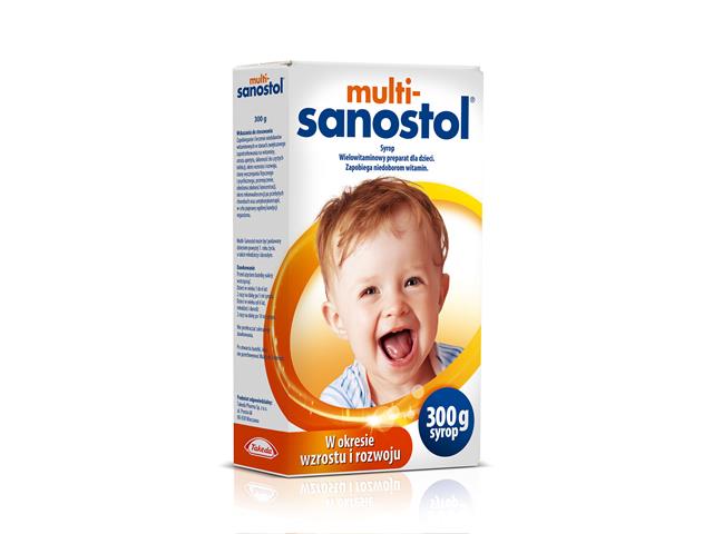 Multi-Sanostol interakcje ulotka syrop 600 g 600 g