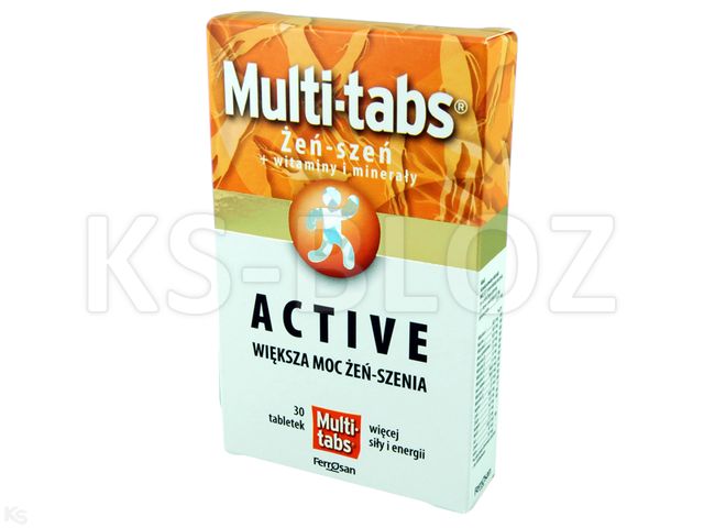 Multi-Tabs Active interakcje ulotka tabletki  30 tabl.
