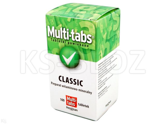 Multi-Tabs Classic interakcje ulotka tabletki powlekane  100 tabl.