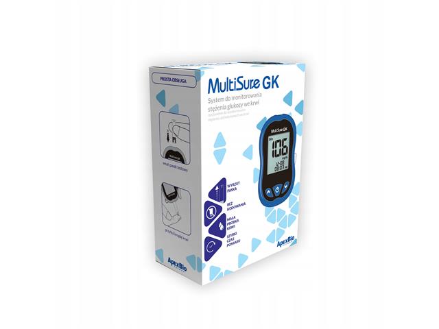 MultiSure GK Glukometr interakcje ulotka glukometr - 1 op.