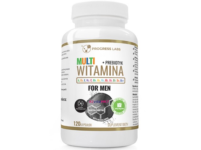 Multiwitamina for Men + Prebiotyk interakcje ulotka kapsułki - 120 kaps.