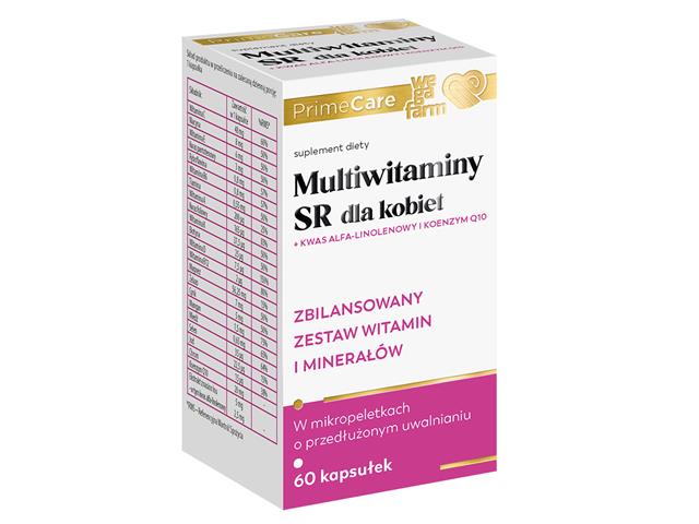 Multiwitaminy SR dla kobiet interakcje ulotka kapsułki  60 kaps.