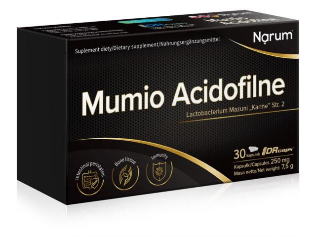 Mumio Acidofilne interakcje ulotka kapsułki - 30 kaps.