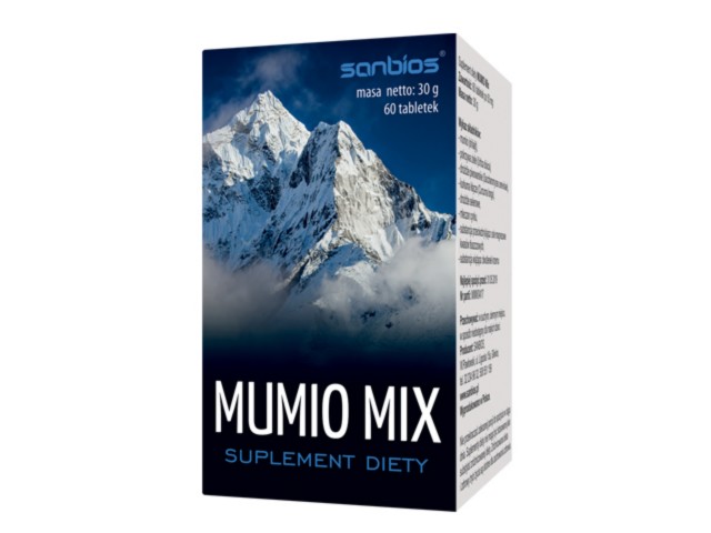 Mumio Mix interakcje ulotka tabletki - 60 tabl.
