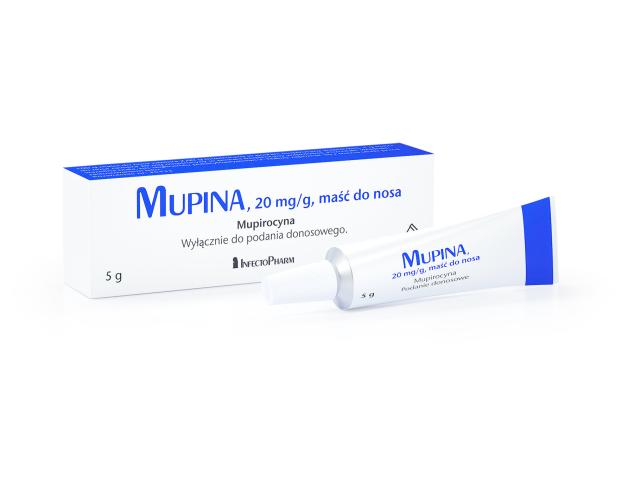 Mupina interakcje ulotka maść do nosa 20 mg/g 5 g