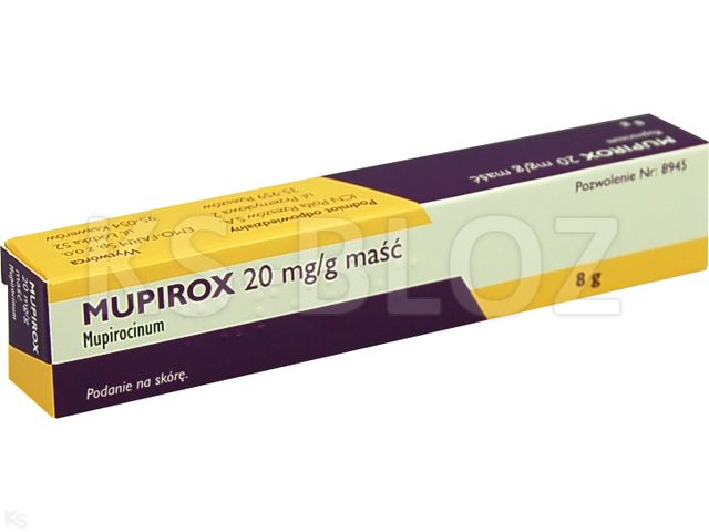 Mupirox interakcje ulotka maść 20 mg/g 8 g