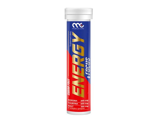 Muscle Clinic Energy & Focus interakcje ulotka tabletki musujące - 20 tabl. (tub.)