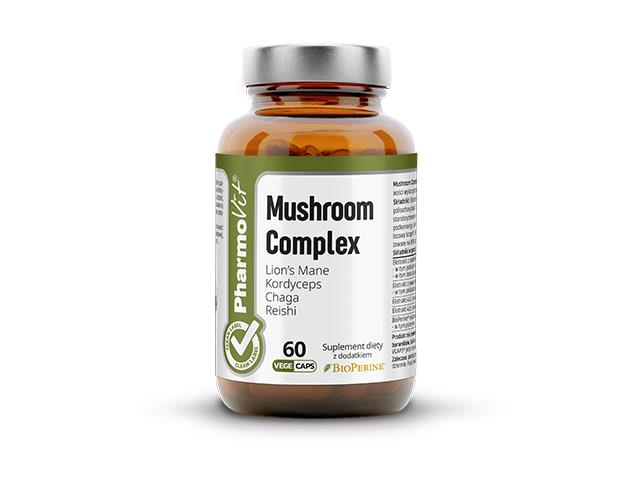 Mushroom Complex Pharmovit interakcje ulotka kapsułki  60 kaps.