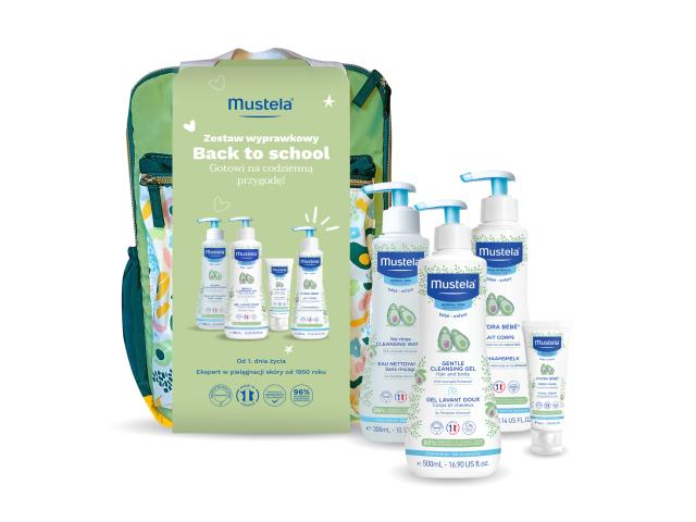 Mustela Back To School Zestaw wyprawkowy 2025 interakcje ulotka zestaw - 1 szt.
