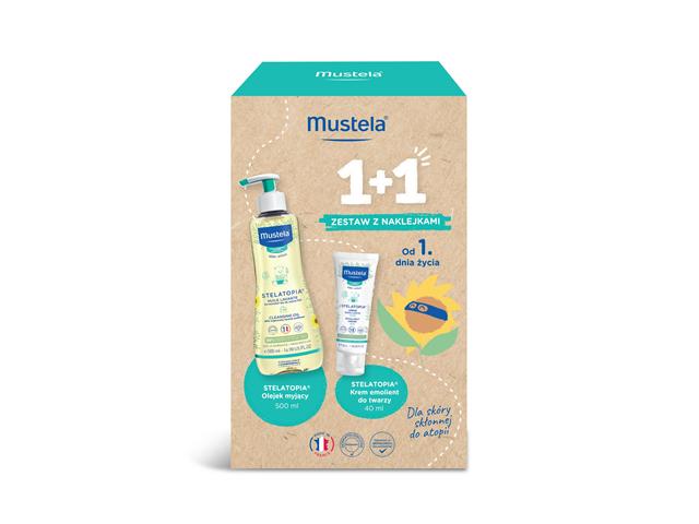 Mustela Eco Maluch Zestaw skóra skłonna do atopii interakcje ulotka zestaw - 500 ml + 40 ml