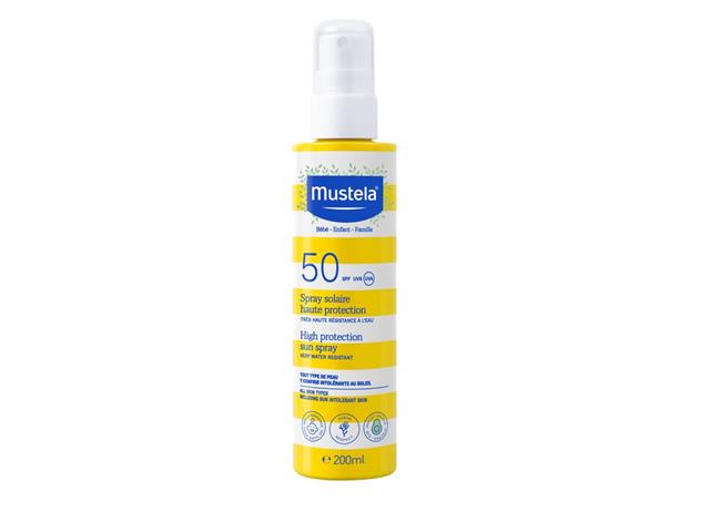 Mustela Spray przeciwsłoneczny SPF 50 interakcje ulotka spray  200 ml