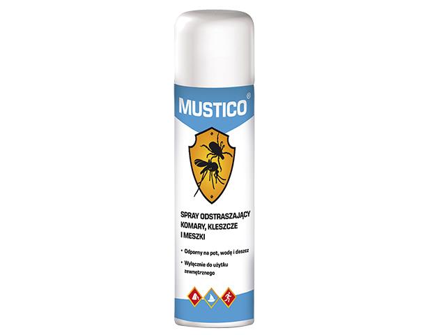 Mustico Spray odstraszający komary kleszcze i meszki interakcje ulotka spray  100 ml | 70 g