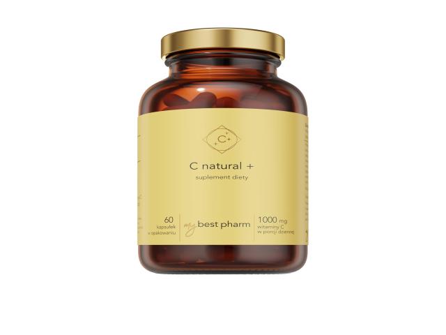 MyBest C Natural+ interakcje ulotka kapsułki żelatynowe twarde - 60 kaps.