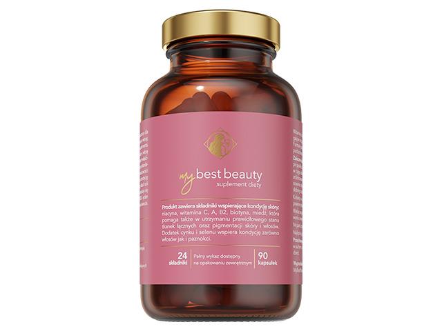 MyBestBeauty interakcje ulotka kapsułki  90 kaps.