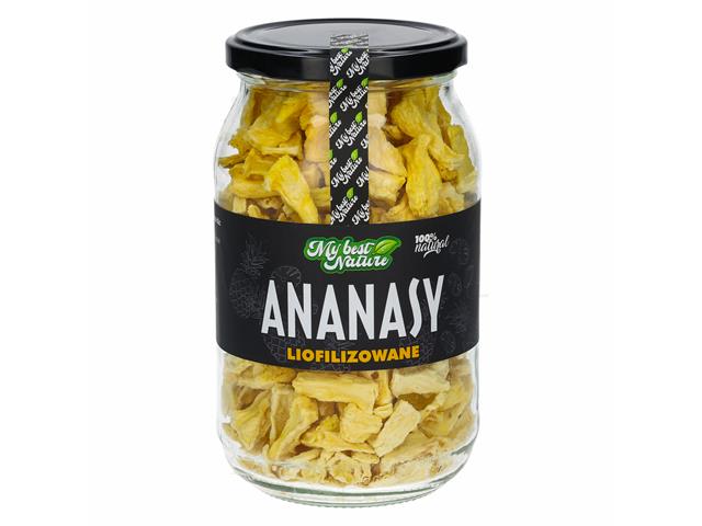 MyBestNature Ananasy liofilizowane interakcje ulotka owoce liofilizowane  130 g | słoik