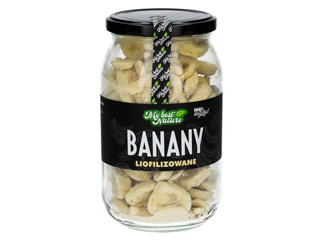 MyBestNature Banany liofilizowane interakcje ulotka owoce liofilizowane - 200 g (słoik)