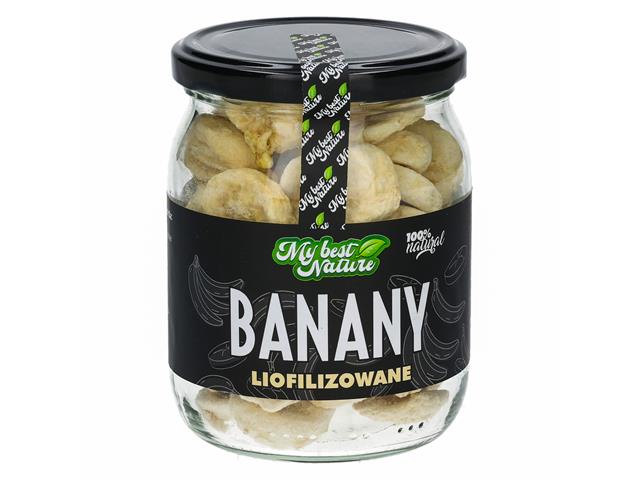 MyBestNature Banany liofilizowane interakcje ulotka owoce liofilizowane  110 g (słoik)