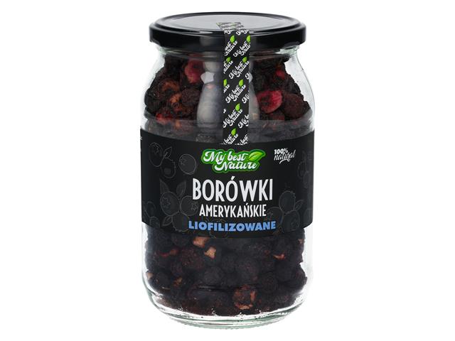 MyBestNature Borówki liofilizowane interakcje ulotka owoce liofilizowane  105 g (słoik)