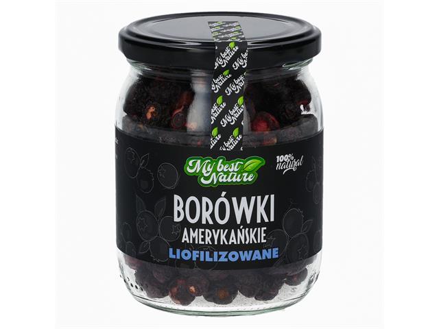 MyBestNature Borówki liofilizowane interakcje ulotka owoce liofilizowane  75 g (słoik)