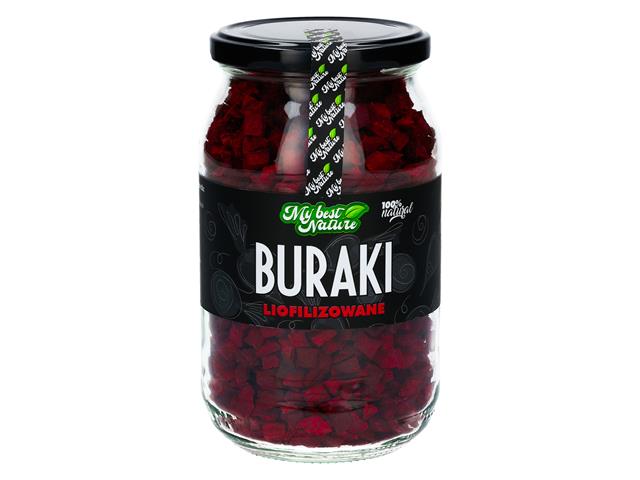 MyBestNature Buraki liofilizowane interakcje ulotka owoce liofilizowane - 70 g (słoik)