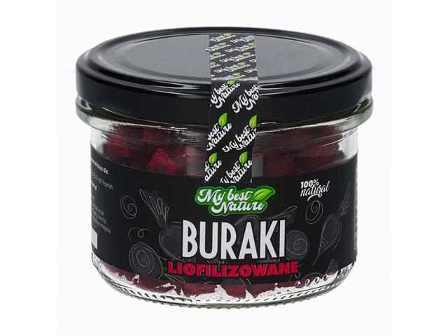 MyBestNature Buraki liofilizowane interakcje ulotka owoce liofilizowane  15 g (słoik)