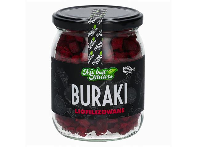 MyBestNature Buraki liofilizowane interakcje ulotka owoce liofilizowane  40 g (słoik)