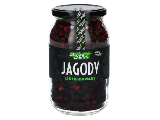 MyBestNature Jagody liofilizowane interakcje ulotka owoce liofilizowane  110 g (słoik)