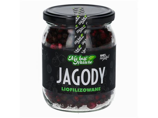 MyBestNature Jagody liofilizowane interakcje ulotka owoce liofilizowane  60 g