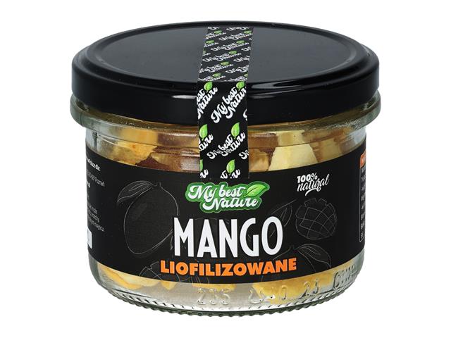 MyBestNature Mango liofilizowane interakcje ulotka owoce liofilizowane  25 g (słoik)