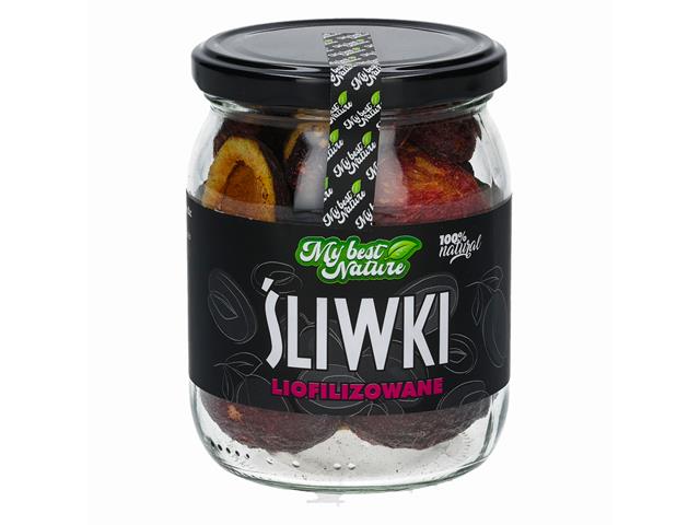 MyBestNature Śliwki liofilizowane interakcje ulotka owoce liofilizowane  75 g