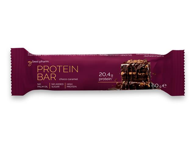 MyBestProtein Bar Baton o smaku czekoladowo-karmelowym proteinowy interakcje ulotka   60 g