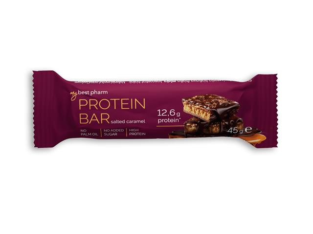 MyBestProtein Bar Baton o smaku słonego karmelu proteinowy interakcje ulotka baton  45 g