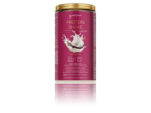 MyBestProtein Shake smak kokos interakcje ulotka proszek do podawania w wodzie/mleku do picia - 450 g