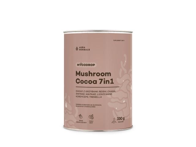 Mycodrop Cocoa kakao z grzybami 7w1 interakcje ulotka proszek 330 g
