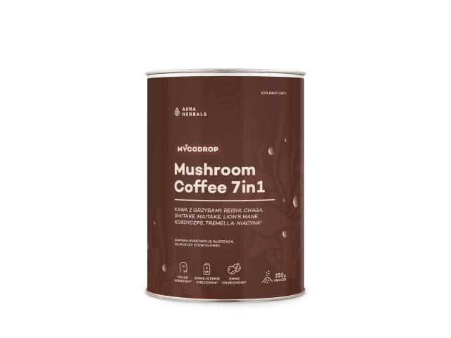 Mycodrop Mushroom Coffee 7in1 interakcje ulotka proszek - 250 g