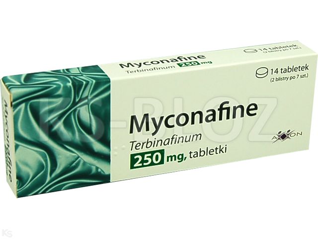 Myconafine interakcje ulotka tabletki 250 mg 14 tabl. | 2 blist.po 7 szt.