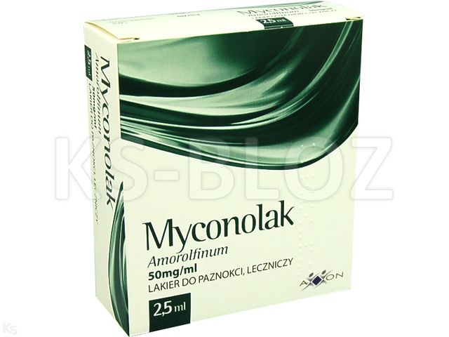 Myconolak interakcje ulotka lakier do paznokci leczniczy 50 mg/ml 